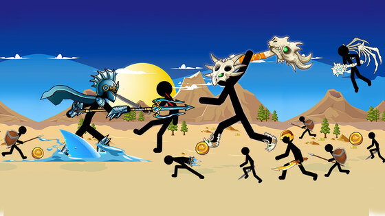 Stickman Giant: Army Battle Android 2.0.2. Скриншот 6