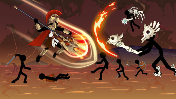Stickman Giant: Army Battle Android 2.0.2. Скриншот 7