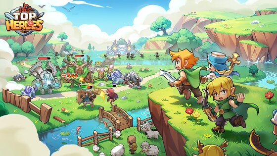 Top Heroes 1.54.4. Скриншот 1