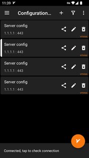 v2rayNG 1.10.4. Скриншот 3