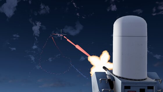 C-RAM CIWS Simulator 4.43. Скриншот 9