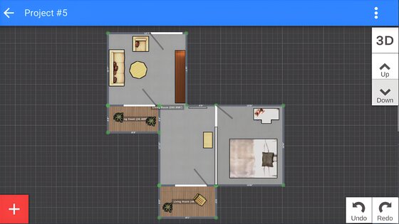 Home Designer 3D: Room Plan 6.5. Скриншот 3