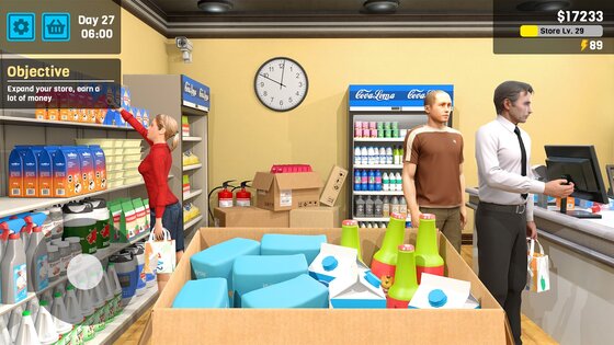 Supermarket Management Simulator 2.7.11. Скриншот 1