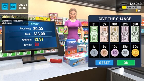 Supermarket Management Simulator 2.7.10. Скриншот 6