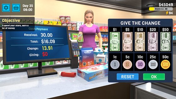 Supermarket Management Simulator 2.7.11. Скриншот 21