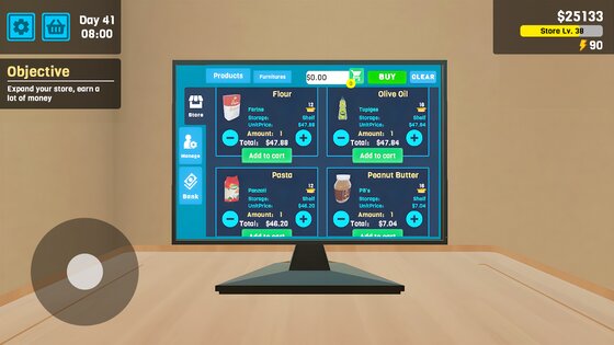 Supermarket Management Simulator 2.7.11. Скриншот 24