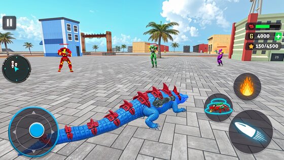 Игры про роботов-крокодилов 8.6. Скриншот 5