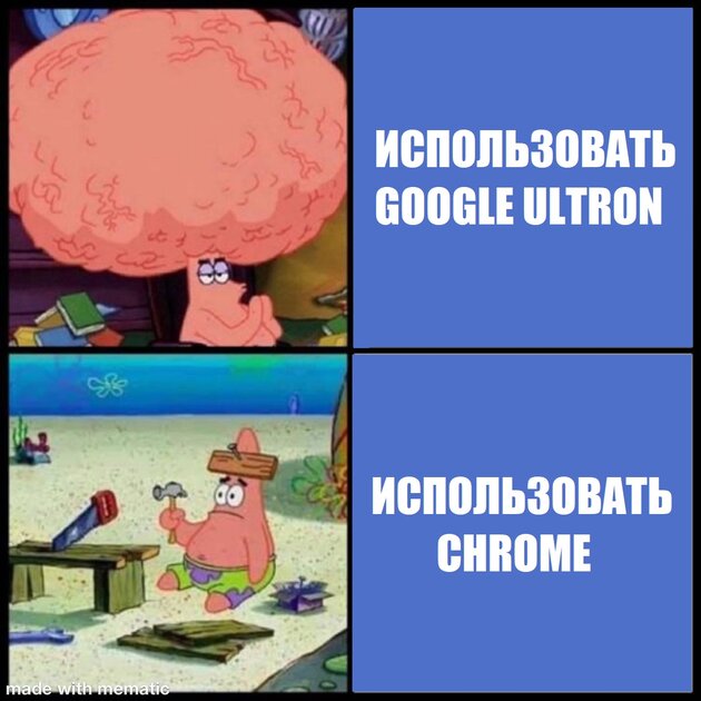 А вы пользовались Google Ultron?