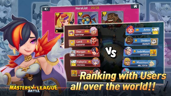 Masters Battle League 1.2.4. Скриншот 2