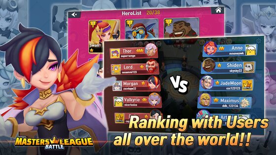 Masters Battle League 1.2.7. Скриншот 2