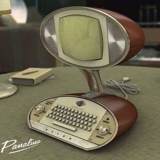 Retro Vintage Computer 'Alien Design' 1955