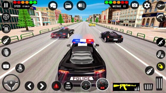 Полиция Автомобиль Игры 1.8.5. Скриншот 1