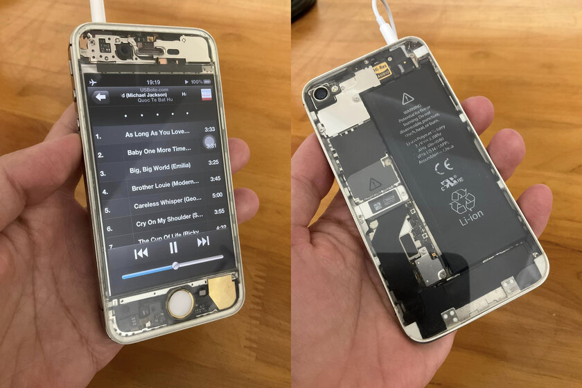 У этого коллекционера, пожалуй, самый необычный iPhone 4s — с прозрачным корпусом