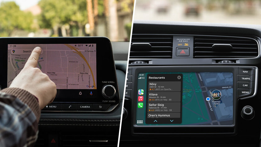 Как подключить CarPlay и Android Auto к машине: беспроводной и проводной способы