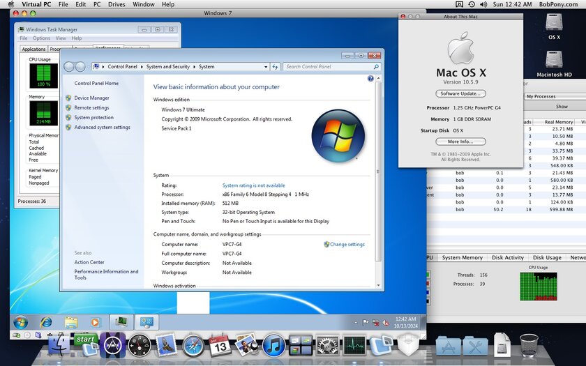 Энтузиаст запустил Windows 7 в виртуалке на олдовом Mac mini g4 — на установку ОС ушло 6 часов