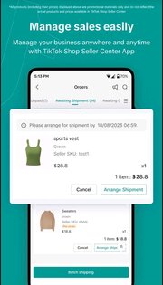 TikTok Shop Seller Center 7.2.1. Скриншот 2