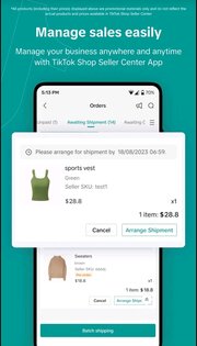 TikTok Shop Seller Center 8.1.0. Скриншот 2