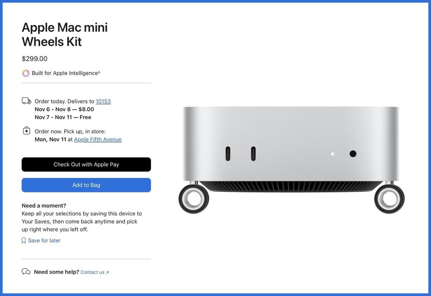 Новый Mac mini с колёсами — совсем другое дело