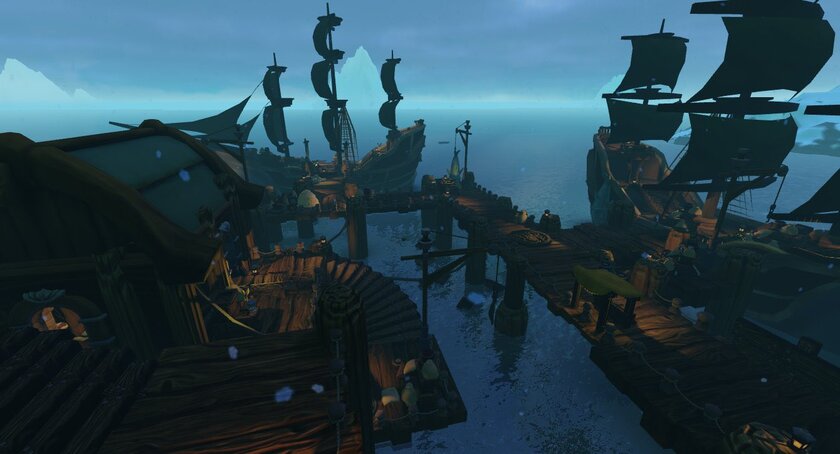Геймер построил огромный порт в Roblox: почти Sea of Thieves, только графика попроще