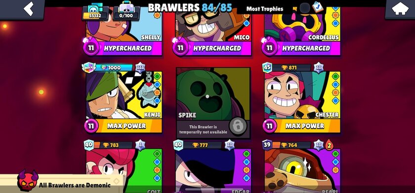 Разработчики Brawl Stars временно заблокировали Спайка до устранения бага