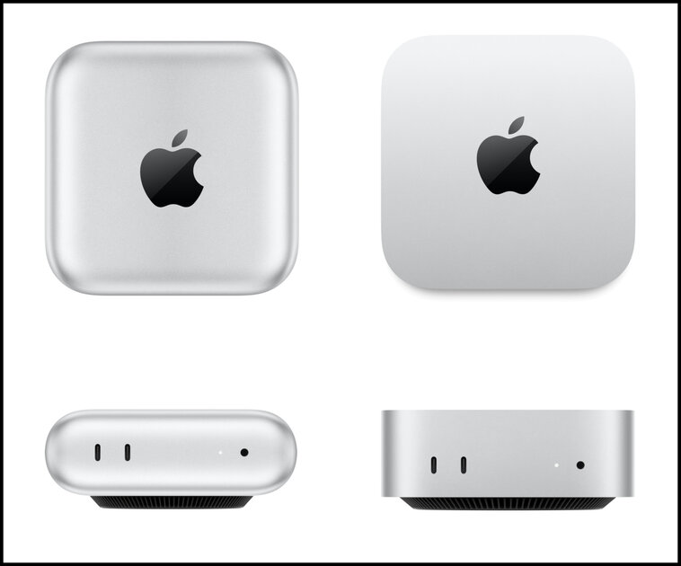 Если бы Mac mini имел закруглённые торцы