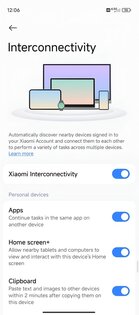 Службы Взаимосвязанности Xiaomi 17.0.0.0.2503131119. Скриншот 1
