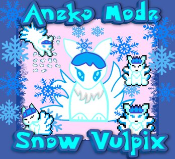 ANeko Skin 1.0 Snow Vulpix. Скриншот 1