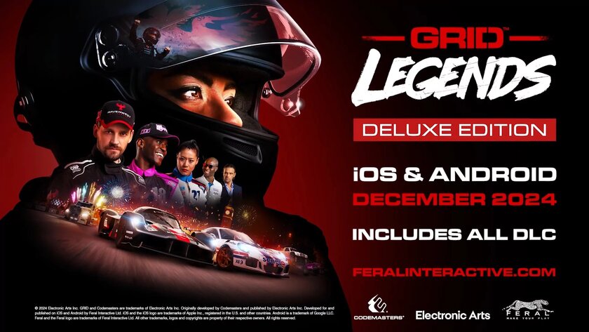 Готовьте свои флагманы: гоночный симулятор GRID Legends вышел на iOS и Android
