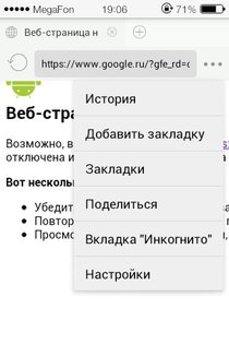 Safari. Скриншот 2