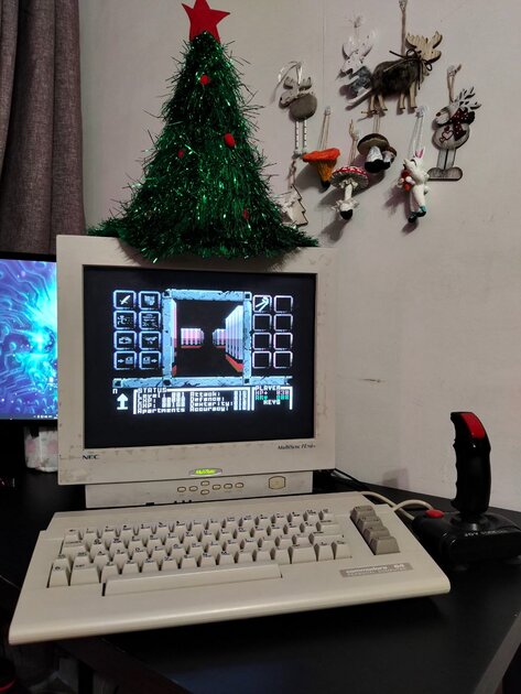 Новогодний Commodore 64