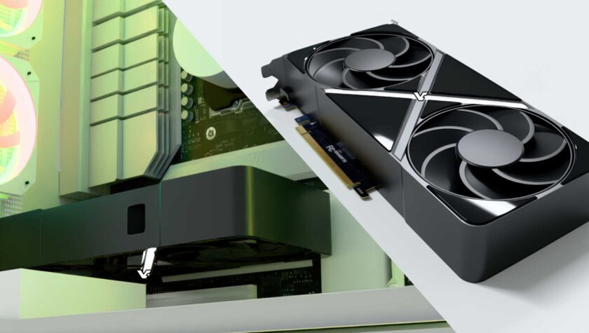 Так может выглядеть видеокарта RTX 50 Founder Edition со светодиодной полосой