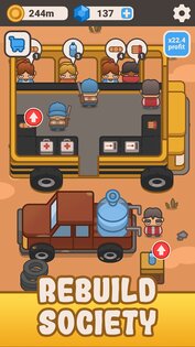 Idle Outpost 1.21.8. Скриншот 3