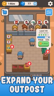 Idle Outpost 1.21.8. Скриншот 4
