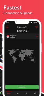 Singapore VPN 25.4.0. Скриншот 3