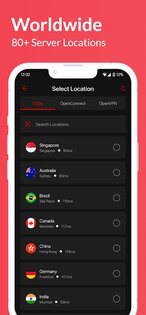 Singapore VPN 25.4.0. Скриншот 4