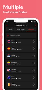 Singapore VPN 25.4.0. Скриншот 7