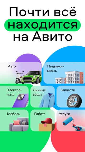 Авито – услуги, авто, работа