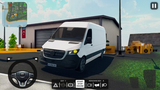 Cargo Van Simulator 0.0.21. Скриншот 14