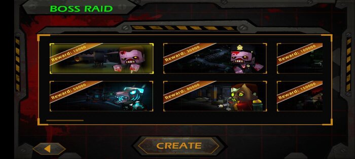 Call of mini zombie boss raid (mode) 4.3.4. Скриншот 1