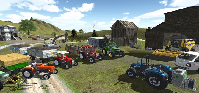 Tractor Forest Farm Simulator 2.1. Скриншот 1