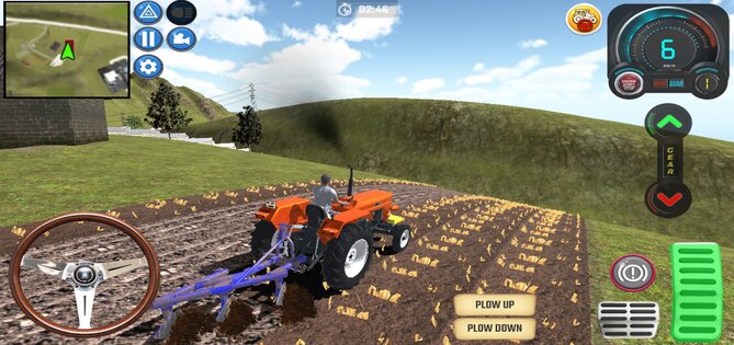 Tractor Forest Farm Simulator 2.1. Скриншот 3