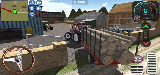 Tractor Forest Farm Simulator 2.1. Скриншот 5