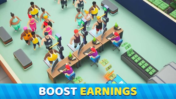 Fitness Club Tycoon 1.8.3. Скриншот 3