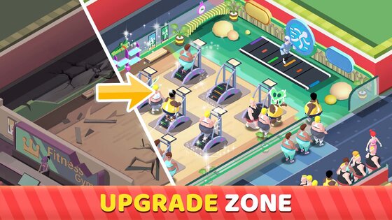 Fitness Club Tycoon 1.8.2. Скриншот 6