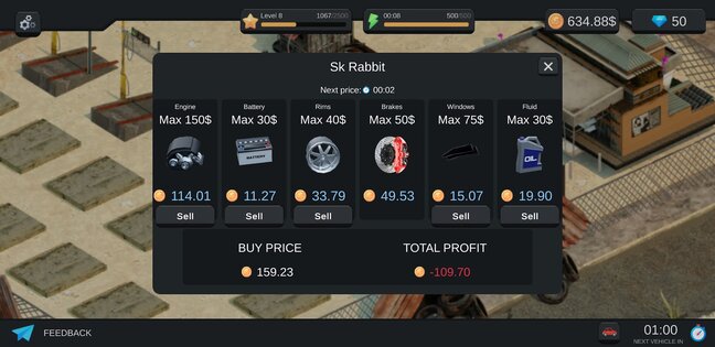 Junkyard Business Tycoon 1.0.23. Скриншот 4