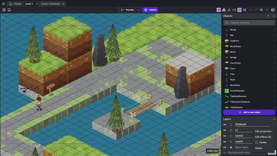 GDevelop 1.0.175. Скриншот 12