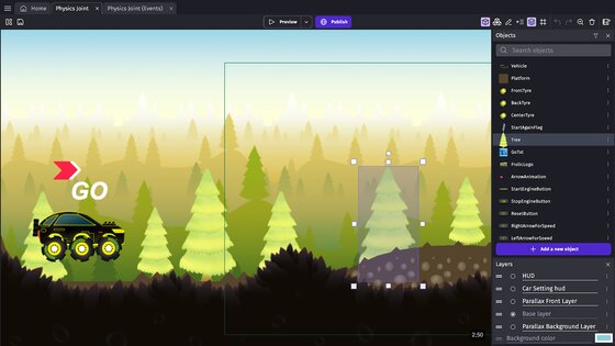 GDevelop 1.0.137. Скриншот 30