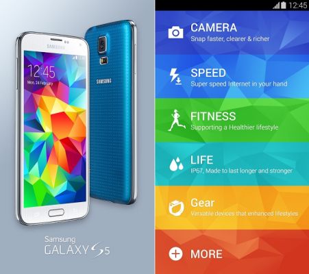 Выпущено официальное приложение Samsung GALAXY S5 Experience