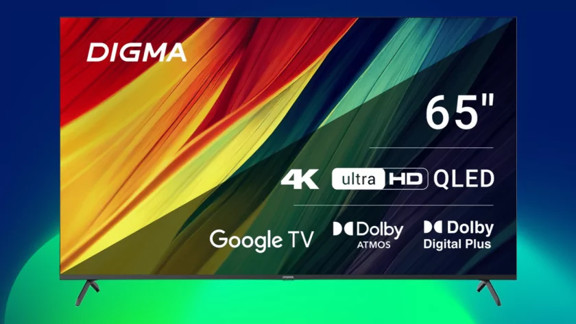 Большой, с приятной картинкой и адекватной ценой: обзор QLED Digma 65" DM-LED65UQB31