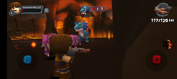 Call of mini Dino Hunter offline boss raid. Скриншот 1